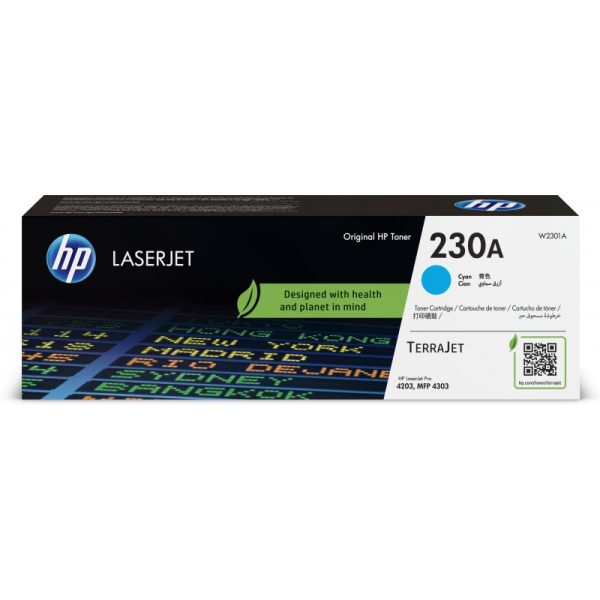 TONER HP 2301 230A CYAN LJ4203/MFP4303 (1,800 PAG)